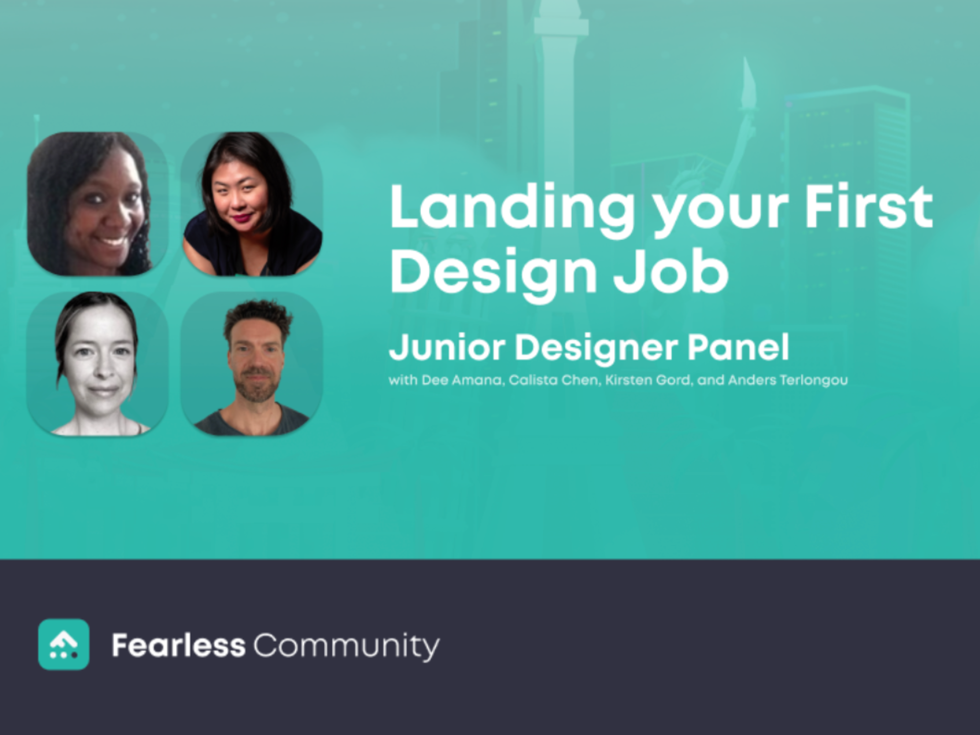 Landing your first design role advertisement